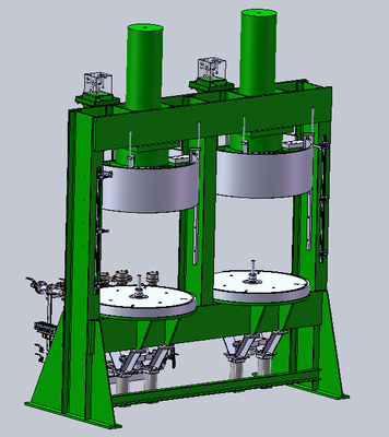 kopen Vulkaniseringsmachine voor motorrijwielen Hydraulische banden Capsule Vulcaniseringspers / Motorrijwielen maken online manufacture