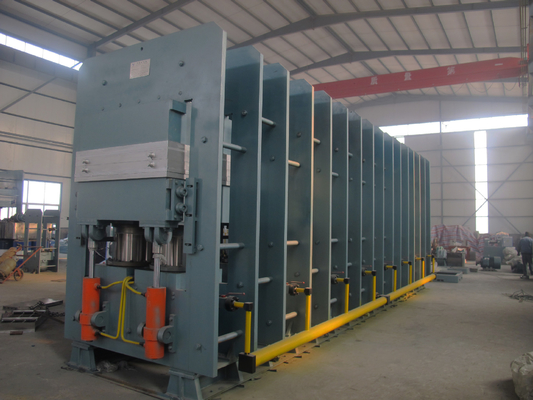 kopen 1200T Rubber Automatische Vulcaniseermachine PLC Controle Rubber Mat Machine online manufacture