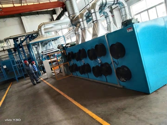kopen PLC Batch Off Rubber Cooling Machine Compound Film Batch Off Cooler Air Drying online manufacture