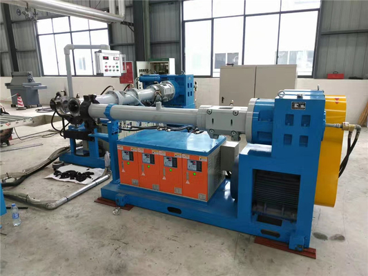 kopen 120mm Rubber Extruder Machine Verticale Dubbele Schroef Rubber Extruder Slang Pijp Buis Strip online manufacture