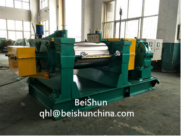 kopen Twee-rol rubber raffinage machine wordt gebruikt om rubberpoeder te verwerken in gerecycled rubber online manufacture