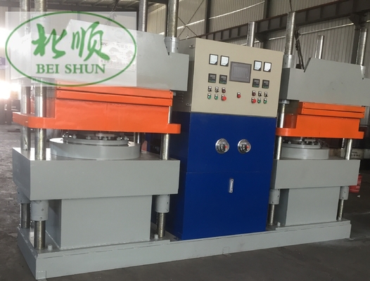 kopen 300 ton druk dubbel station platte plaat vulcaniserende pers voor de productie van rubberproduct online manufacture