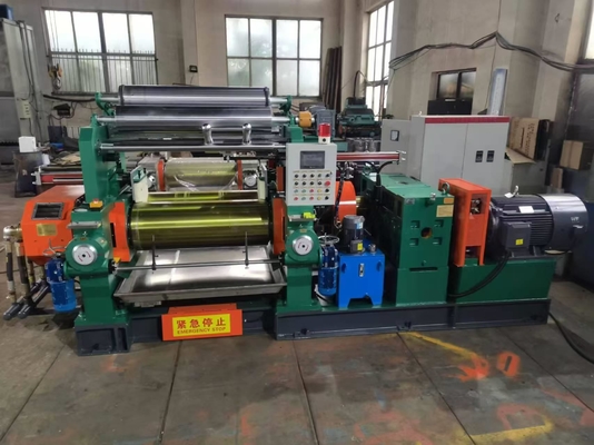 kopen 220/380V waterkoelende rubbermengmachine met hardheid van gietijzeren rollen HRC 71 online manufacture
