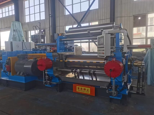 kopen Zware noodstop Veiligheid Rubber Mixing Mill Machine Two Roll PLC-gestuurd online manufacture