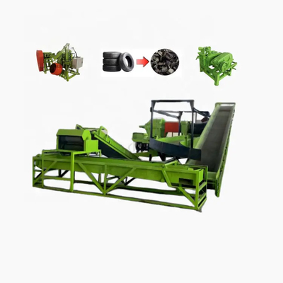 kopen Laagkosten PLC-besturingssysteem voor recycling van banden Uitvoer 500-2500 kg/uur online manufacture