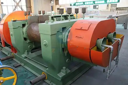 kopen 110kw rubbercrusher voor afvalbanden Recycling Productie Rubberpoeder met PLC-besturing online manufacture