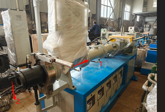 kopen 55kw motor XJW-90 model extruder voor koude voeding Siemens PLC Schneider Electric online manufacture