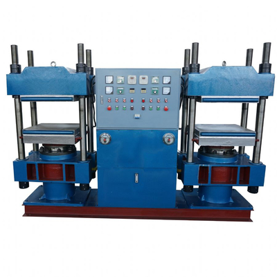 kopen Elektrische verwarming Rubber Compression Vulcanizer voor dubbele station ontwerp online manufacture