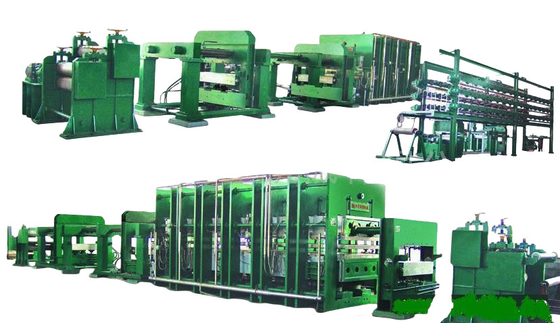 kopen PLC-besturingsgordelvulcaniseringsmachine 800T Hydraulische pers voor rubbergietwerk online manufacture