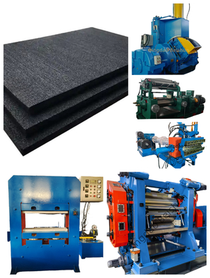 kopen Persoonlijke rubberpressmachine voor de vervaardiging van rubber geluidsisolatie board / geluidsisolatie pad machines online manufacture