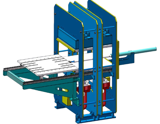kopen Rubber Shock Absorbing Spring Vulcanizing Machine Industrial Buffer Spring Manufacturing Machine online manufacture