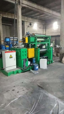 kopen Elektrische afstandsregeling Twee rollen molen voor rubbercompounding / rubber mixing mill met stock blender online manufacture
