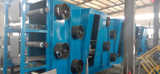 kopen 16 meter lange luchtgekoelde rubberplaat Continuous Batch Cooler -Composite Rubber Mixing Line online manufacture