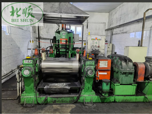 Goede prijs Aanpasbare afmetingen Rubber Mixing Mill met automatische smeermiddel en hydraulische stuwremmen online