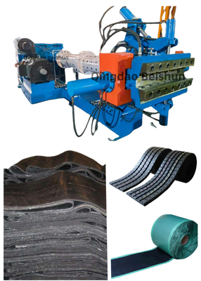 XJD-150×16D Pin Barrel Cold Feed Extruder voor het extruderen van banden en rubberplaten in productie-installaties met diepe schroef