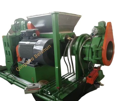 Goede prijs 2000 kg/uur Output Twin Screw Feed Rubber Strainer Met Koelsysteem En Schimmel Temperatuur Controller Twee Roller Force Feeder online