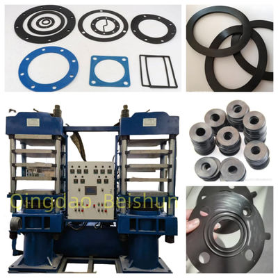 Goede prijs Dubbelstation Rubber Sealing Ring Vulcanizer Met Automatische PLC Control Automatische Schimmelopening En Elektrische/Olie/stoomverwarming online