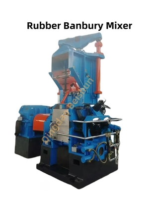 40rpm Mengsnelheid 50L Valend Type Gesloten Rubber Banbury Mixer Met PLC-Bestuur