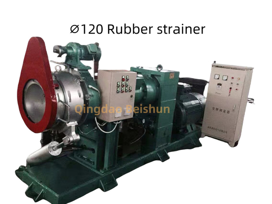 Warmvoedingsrubberzeermachine met een capaciteit van 300 kg/h voor het filteren van rubber
