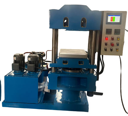 Goede prijs 250mm Plunger Diameter Rubber Vulcanizing Press Machine with Manual Operation and 57.6kw×2 Heating Power online