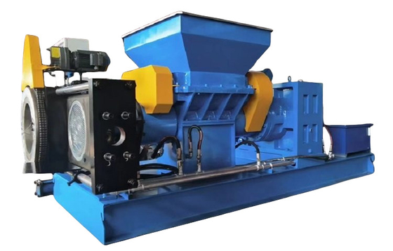Energiebesparende, milieuvriendelijke dubbelschroefrubberzeefmachine / extruder voor rubberverbindingsinstallaties