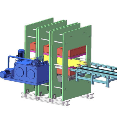 Goede prijs Dubbele Werklaag Warmtewisselaar Rubber Afdichtingsstrip Vulkaniseermachine met Handmatige Vorm In- en Uitvoer en 600*2000mm Verwarmingsplaat Afmeting online