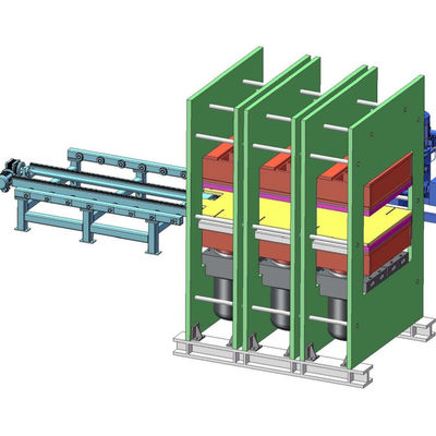 Goede prijs Vervaardigingsapparatuur voor anti-slip pads van rubber - 500 ton drukplatte vulcaniseringsmachine - automatische warmpersvormmachine voor rubber van raamtype online