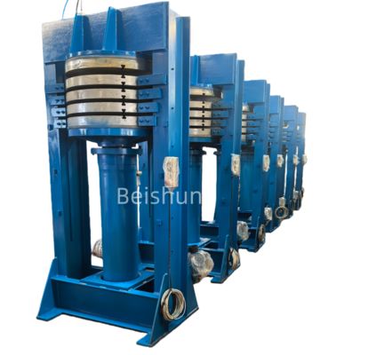 Goede prijs Semi-automatische elektrische hydraulische vierlaags motorbandvulcanisatiepers met 380V/50Hz voeding en 220V/380V/Aangepaste spanning online
