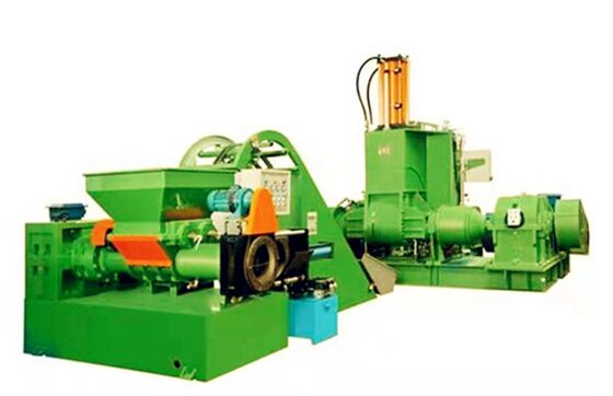 Goede prijs EPDM-productielijn voor rubbergranules met schroefdiameter van 120 mm, PLC-besturing en elektrische verwarming voor extrusie van hoogwaardige rubberprofielen online