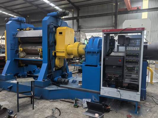 Goede prijs Automatic PLC High-quality 3-roll Rubber Calenders Are Used In Motorcycle Tyre Tread Production Lines. online
