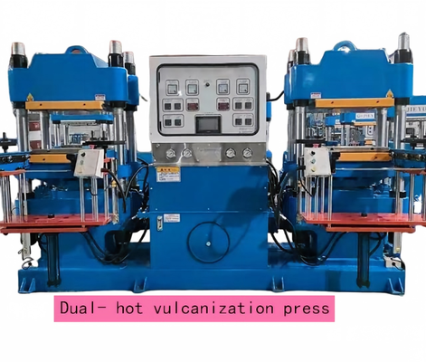 Goede prijs XLB-500×500 kleine vulkaniseermachine met dubbele zitting - One-stop dubbele eenheid rubberen hete pers - 50 ton / 80 ton dubbelassige vlakbedpers online