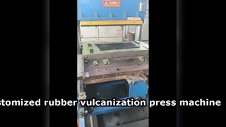 Vulkaniseermachine voor rubberproducten van 100 ton, 600 x 600 mm werktafel