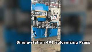 Single-station 4RT automatische vulkaniseermachine voor het openen van mallen